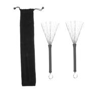 Hoement Drum Brush Bag for Jazz Drums Soft Fleece Lining for Percussionists at Live Performances