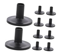 Hoement Drum Cymbal Sleeves with Felt Liner 10pcs/box Replacement Cymbal Sleeve for Drum Kit Accessories Percussion Instrument Support