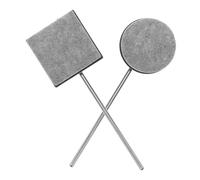 Hoement Drum Pedal Beater Felt Square Flat Bottom for Kick Pedal Bass Drum Percussion Instrument Replacement Parts