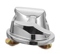 Hoement Drum Set Leg Base Clamp Silver-plated Iron Tom Drum Kit Mount Bracket Easy to Install Design for Enhanced Performance Percussion Instruments