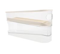 Hoement Egg Storage Box for Refrigerator Rolling Egg Carton Organizer Fridge Easy Clean