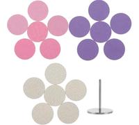 Hoement Electric Callus Remover Sandpaper Discs Exfoliating Dead Skin 60pcs with Bearing and Storage Box and Removing Hard Skin for Nail and Foot Files for Salon and Nail Shop Use