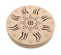 Hoement Ethnic Rain Drum Handheld Outdoor Garden Instrument for Relaxing Water Sounds Artistic Percussion with Robust Design Meditation and Yoga Sound Instrument for Bedroom and Classroom