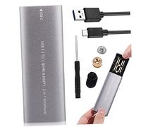 Hoement External Solid State Drive Enclosure Usb-c M.2 Ngff Nvme Compatible with Windows and Portable Ssd Case with Data Cable for Fast Transfer and On-the-go Storage