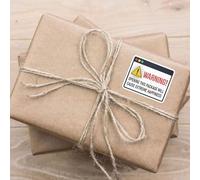 Hoement Extreme Happiness Rectangular Envelope Sealing Stickers 500pcs Adhesive Shipping Labels for Small Business Packaging, Scrapbook DIY and Party Supply