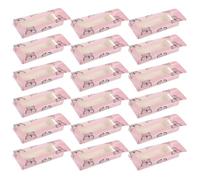 Hoement Eyelash Storage Box Paper False Eyelash Organizer with Colorful Butterfly Card Holder 30pcs Pack for False Lash Display and Extension Holder Makeup Use