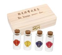 Hoement Fetal Hair Keepsake Box Bottle Slots for Newborn First Hair Cut and Umbilical Cord Storage Versatile Keepsake Case for Long-Term Memory Preservation from Birth