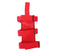 Hoement Fire Extinguisher Mount Strap for Car, Red Nylon Extinguisher Strap with Easy Installation and Secure Stable Fixation, Minimalist Design Suitable for Vehicle Safety