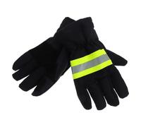 Hoement Fire Resistant Gloves for Men, Heat Resistant Polyester-cotton Work Gloves with High-temperature Protection and Flexibility, for Firefighting and Emergency Rescue Scenarios