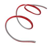 Hoement Flexible with Easy-to-Clean and Convenient Installation with Easy-to-Clean Quarter Round Molding Door Water Barrier PVC Trim for Bathroom and Kitchen Wall Edges