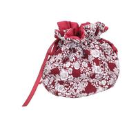 Hoement Floral Pattern Tea Pot Cover Insulated Protector Sleeve with Drawstring Reusable Decorative Cozy for Home Teapots Keep Warm Heat-resistant Tea Cozy Sleeve