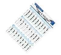 Hoement Flute Chord Chart for Beginners Bass Recorder Fingering Diagram Clear Practice Reference for Students Classroom Study and Skill Improvement