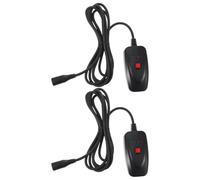 Hoement Fog for Wired 3-pin Control with 2pcs Controller Machine Signal Interface, Plastic Material Efficient and Wired Convenience Show Concerts and Stage Lighting Effects