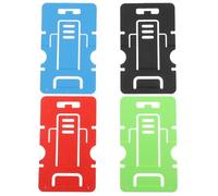 Hoement Foldable Cell Phone Stand Free Viewing Support for Hands 100pcs | Plastic ABS Build, Compact Support for Smartphones and Small Tablets, Students, Office Workers Random Color