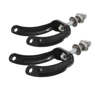 Hoement Front Wheel Fork Wheelchair Replacement Bracket 2 Pieces with Bearings for 7-8 Inch Swivel Wheels Metal Construction Compatible with Drive Wheelchair Parts Random Color