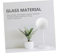 Hoement Frosted Glass Globe Lamp Shade Modern Lampshade Light Cover Vintage Style Home Lamp Shade for Bedroom Villa Garden Lighting Softens Light with Elegant Decorative Effect