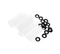 Hoement Garage Door Roller Sleeves Quiet Hinge Silent Roller Shaft Repair Kit Wide Compatibility Easy Installation