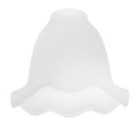 Hoement Glass Cotton Tree Flower Pendant Lamp Shade E27 Acid-Etched Frosted Glass Ceiling Light Cover for Wall Sconce and Chandelier, Small Decorative Replacement Lampshade for Living Room