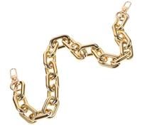 Hoement Golden Acrylic Bag Chain Strap Replacement for Shoulder Bag and Handbag, Easy to Install with Classic Colours, for DIY Purse Decoration and Sturdy Use