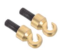 Hoement Grandfather Clock Weight Shell Open Hook 2Pcs M5 Thread Clock Parts Replacement for Repair and Maintenance