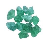 Hoement Green Fluorite Rough Stones Natural Aquarium Decor Aromatherapy Diffuser Crystals Unique Textured Home Stone Decoration for DIY Crafts and Fish Bowls
