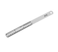 Hoement Guitar Making Supplies Metal Radius Gauge for String Height Measuring Fret Installation Gauge for Guitar Action Ruler for Home Studio Setup Tools