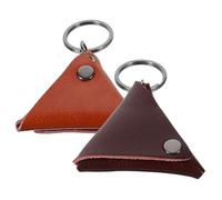 Hoement Guitar Plectrum Bag Stylish Picks Case Keychain for Guitar Pick Holder Practical Design
