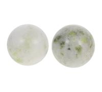 Hoement Hand Exercise Light Green 2pcs for Deep Tissue Massage Jade and Joint Relaxation with Ergonomic Design Chinese Meditation Includes Storage Box for Fitness