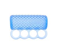 Hoement Hand Grip Strength Trainer for Seniors and Stroke - Blue Four-Hole Finger Exerciser for Hand Rehabilitation, and Post-Surgery Therapy