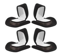 Hoement Hat Jewelry Boxes Scratch-free Compact Storage 4pcs with Flocking Material Western Style Design for and Necklaces for Wedding and Travel
