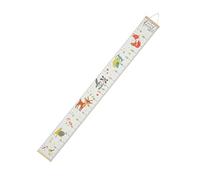 Hoement Height Chart for Boys and Girls Cartoon Animals Pattern Removable Wall Sticker Personalised Growth Measurement for Nursery Bedroom