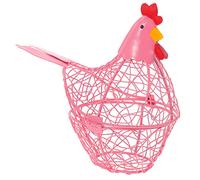 Hoement Hen Egg Basket Pink Food Containers Pink Containers Green Basket Hen Shaped Egg Easter Chicken Vegetable Storage Home Storage Household Food Tray