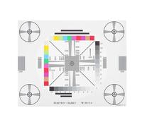 Hoement High-resolution Lens Resolution Chart for Camera Focus Adjustment and Color Accuracy Checking Professional Monitor Calibration Tool for Display Image Quality and Surveillance