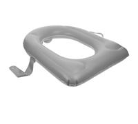 Hoement Inflatable Toilet Seat Cushion PVC Portable Riser Pad for Seniors Commode Chair Booster Lightweight Travel-Friendly Toilet Booster for Elderly and Disabled