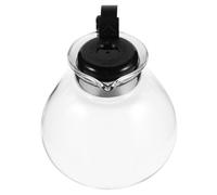 Hoement Insulated Glass Coffee Pot with Drip Filter Easy Brew Heat Resistant Tea Kettle for Family Use Capacity Transparent Body for Camping Office Daily Hot Beverage Making