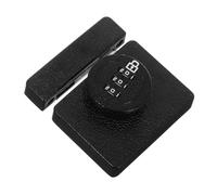 Hoement Keyless Sliding Pantry Lock Password Combination Twist Knob Hasp Latch for Bifold Closet and Cabinet Doors Black Security Lock for Cupboards and Pantries