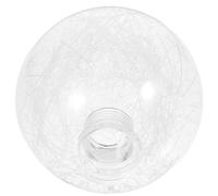 Hoement Lamp Shade for Ceiling Light G9 Glass Globe Lamp Shade 3.94 in Clear Crackle Replacement Cover for Living Room Pendant Light 1 Pack