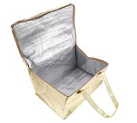Hoement Large Capacity Insulated Food Bag with Handle Thermal Takeout Carrier for Pizza Seafood Cake and Lightweight Grocery Tote for Hot and Cold Food Preservation