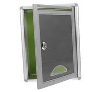 Hoement Large Capacity Wall Mounted Lockable Post Box with Key Lock Weatherproof Outdoor Mailbox for Home Office Modern Letter Case for Secure Mail and Suggestions
