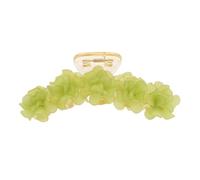 Hoement Large Flower Claw Clip for Thick Hair with Secure Hold and Sturdy Acrylic Metal Construction, Floral Elegance Style Hair Accessory for Spring and Summer Use