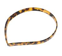 Hoement Leopard Print Wide Acetate Headband for Women Korean Style Tortoise Shell Hairband Fashionable Hair Accessory for Curly and Straight Hair Elegant Idea