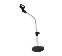 Hoement Liftable Microphone Stand for Desktop Adjustable Arm Extendable Height and Base for Studio Use Portable Mic Stand Mic Clip for Live Streaming