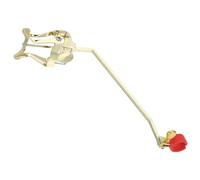 Hoement Lightweight Stainless Steel Music Clip for Trumpet and French Horn Versatile Sheet Holder with Firm Grip for Marching Bands Accessory for Clarinet and Saxophone Players