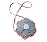 Hoement Lovely Pink Pu Leather Crossbody Bag with Lightweight Design and Moderate Storage Space, for Daily Use and Shopping, Stylish Flower Girl Bag for Little