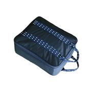 Hoement Luggage Tote and Solid Straps with Double Handle Design Portable Travel Duffel Bag Lightweight Polyester Blue Trolley Tote Handbag for Business and Weekend Shopping for Multiple