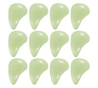 Hoement Luminous Table Corner Protectors Light Green Edge Bumpers for Safety 12 Pcs Pvc Drop Shape Guards with Easy Installation for Coffee Tables and Study Desks