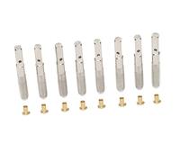 Hoement Lyre Harp String Pegs 8pcs Professional Solid Lyre Fixing Nails Sturdy Tuning Pins for Stringed Musical Instruments Harp Accessories
