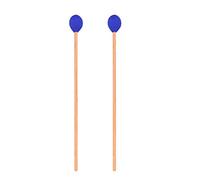 Hoement Marimba Hammer Drum Mallet Set 2pcs Blue Solid and Stable Structure with Synthetic Material Heads Easy to Master Percussion Instrument Accessories for Musicians