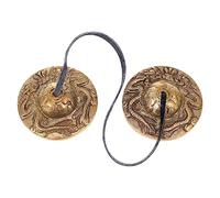 Hoement Meditation Bells Yoga Cymbal Bell Religious Percussion Instrument Compact Design Easy to Carry Price