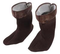 Hoement Men’S Thermal Rain Boot Socks Liner Warm Cotton Fleece Boot Liners for Work and Outdoor Use Low Cut Size L (Fits Uk 9-10)
